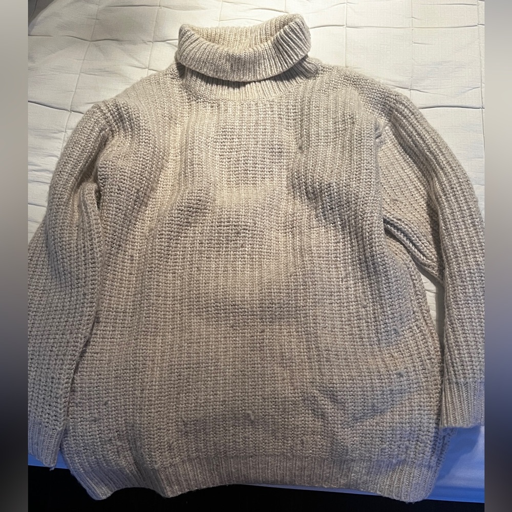 TNA knit turtleneck